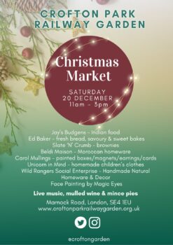 Christmas Market 2025 @ Crofton Park Railway Garden | England | United Kingdom